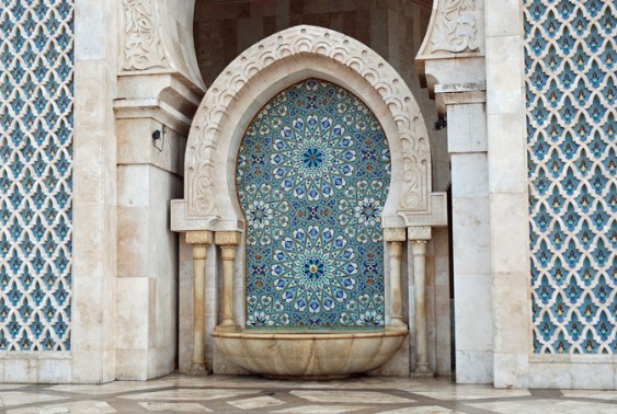 Marokko - Casablanca - Hassan II Moskee Marokko - Casablanca - Hassan II Moskee