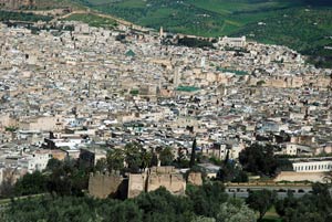 Marokko - Panorama Fez of Fès  