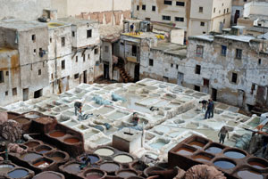 Marokko - Fez of Fès - Leerlooierijen Marokko - Fez of Fès - Leerlooierijen